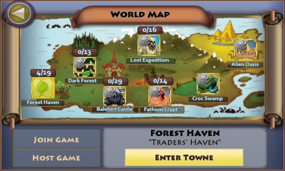 Top Android Game Pocket Legends World Map