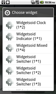 Top Android Widget Widgetsoid Sizes