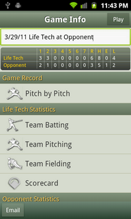 Top Android App ESPN iScore Baseball Statistics