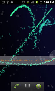 Top Android App Gravitron Live Wallpaper