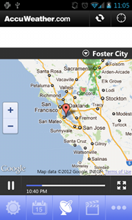 Top Android App AccuWeather Radar Weather Overlay